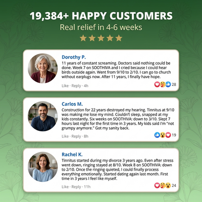 SOOTHIVA™ Natural Ear Relief Drops - Fast-Acting Botanical  Formula for Tinnitus, Inflammation & Chronic Ear Pain