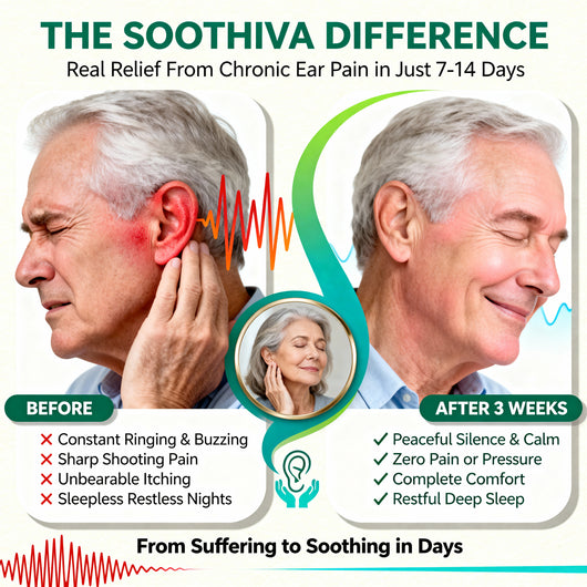SOOTHIVA™ Natural Ear Relief Drops - Fast-Acting Botanical  Formula for Tinnitus, Inflammation & Chronic Ear Pain