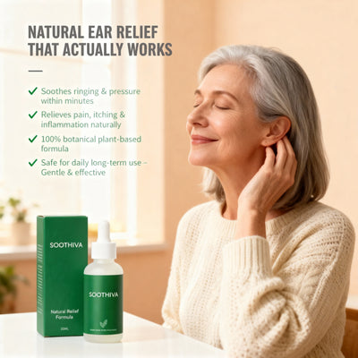 SOOTHIVA™ Natural Ear Relief Drops - Fast-Acting Botanical  Formula for Tinnitus, Inflammation & Chronic Ear Pain