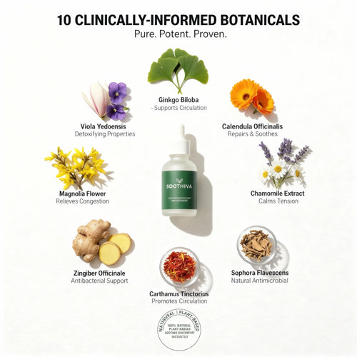 SOOTHIVA™ Natural Ear Relief Drops - Fast-Acting Botanical  Formula for Tinnitus, Inflammation & Chronic Ear Pain